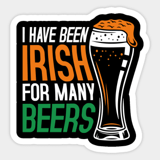 St Patricks Day Sticker